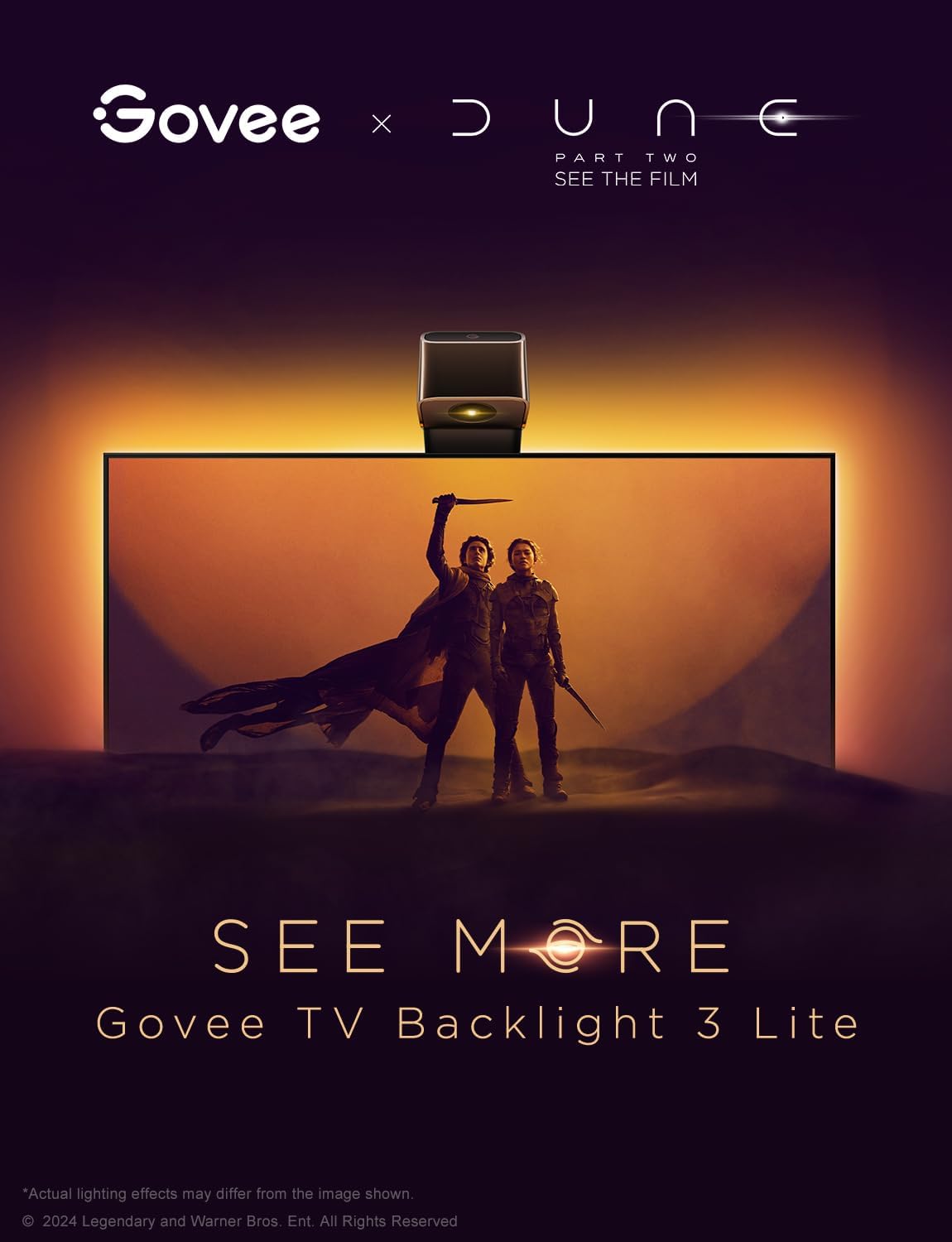 ریسه هوشمند تلویزیون 85-75 اینچ گووی مدل Govee TV Backlight 3 Lite H6099 - Image 3