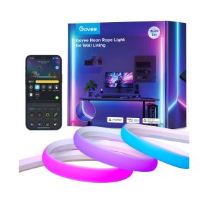 ریسه هوشمند نئون فلکسی قابل برش 5 متری Govee Neon Rope H6641 مناسب کنج دیوار