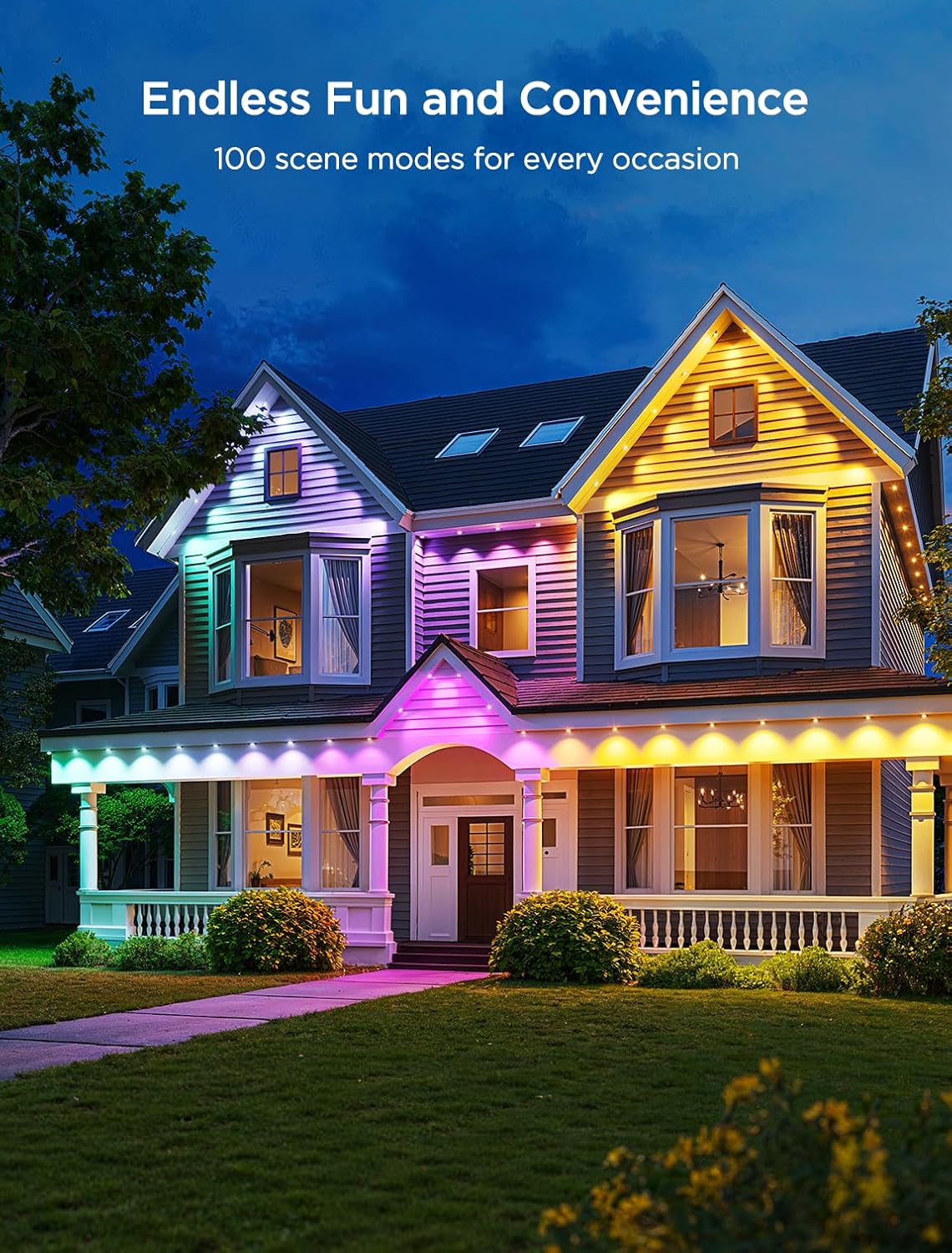 ریسه هوشمند فضای باز 30 متری گووی Govee Permanent Outdoor Lights 2 H705E - Image 3