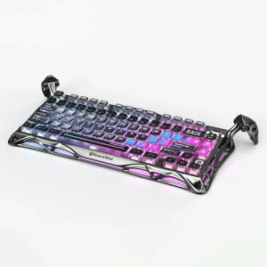 کیبورد مخصوص بازی مکانیکی گراوا استار مدل Mercury K1 Pro Cyberpunk