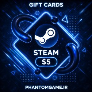 گیفت کارت steam – 5$ (USA)